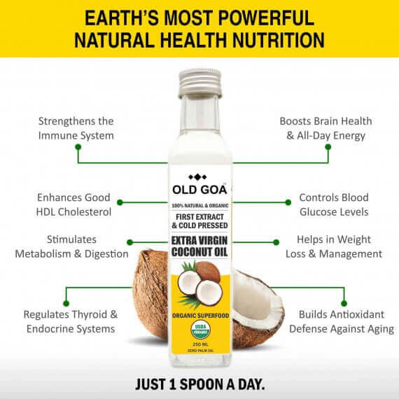 Health nutrition Virgin coconut oil